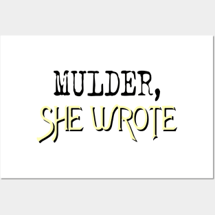 Mulder, She Wrote Posters and Art